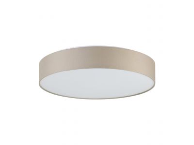 Plafonnier tissu taupe ROMAO 3 LED INT 1X36W