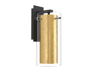 Applique murale verre or PINTO GOLD E27 1X40W