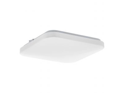 Plafonnier plastique blanc FRANIA Carré 28X28CM LED INT 10W