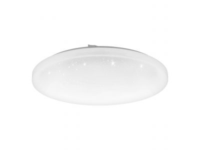 Plafonnier plastique blanc FRANIA-S D43CM LED INT 1X5,5W