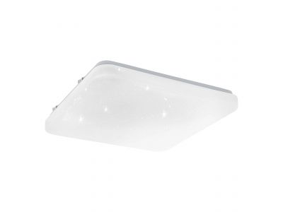 Plafonnier plastique blanc FRANIA-S 28X28CM LED INT 4X10W