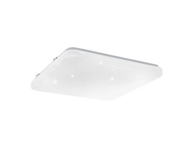 Plafonnier plastique blanc FRANIA-S 33X33CM LED INT 6X14,6W