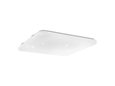 Plafonnier plastique blanc FRANIA-S 43X43CM LED INT 1X5,5W