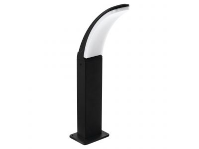 Borne extérieure en métal noir FIUMICINO led intégrée 11,5W