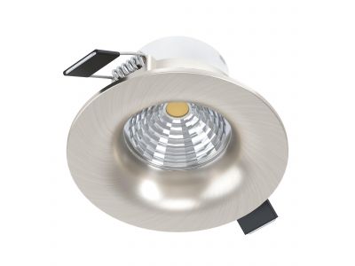 Spot à encastrer métal nickel SALICETO LED INT 2X6W