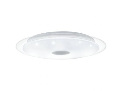 Plafonnier en plastique blanc LANCIANO 1 led intégrée 33W