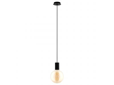 Suspension métal noir POZUETA E27 1X40W