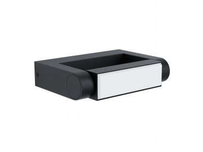 Applique extérieure métal noir BRIANZA LED INT 1X4,8W