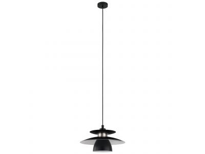 Suspension métal noir BRENDA E27 1X40W