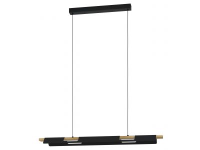 Suspension métal noir ERMUA LED INT 1X27W