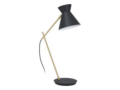 Lampe de bureau métal noir AMEZAGA E27 1X10W