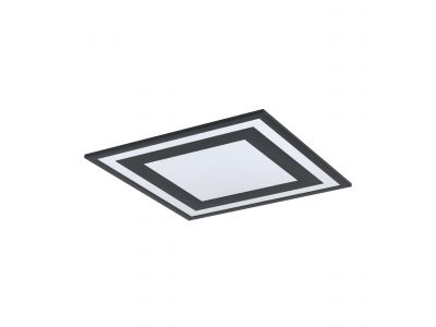 Plafonnier métal noir SAVATARILA LED INT 8X22,2W