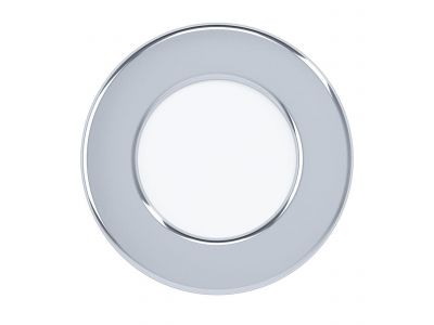 Spot à encastrer plastique chrome FUEVA 5 LED INT 1X2,7W