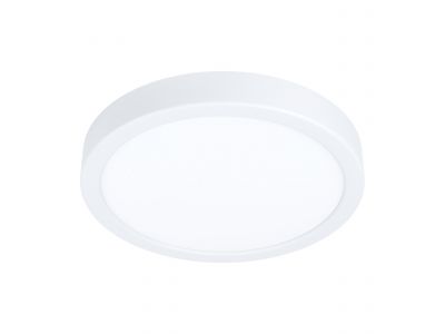 Plafonnier plastique blanc FUEVA 5 D21CM LED INT 2X17W