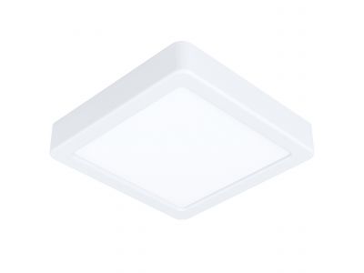 Plafonnier plastique blanc FUEVA 5 carré 1 LED INT 1X11W