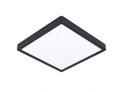 Plafonnier plastique noir FUEVA 5 28,5X29CM LED INT 1X20,5W