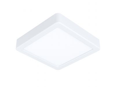 Plafonnier plastique blanc FUEVA 5 carré LED INT 1X11W