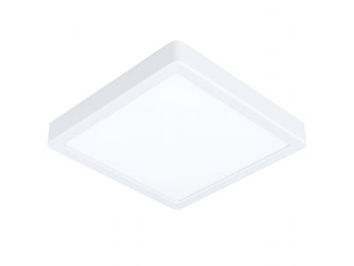 Plafonnier plastique blanc FUEVA 5 carré LED INT 4X17W