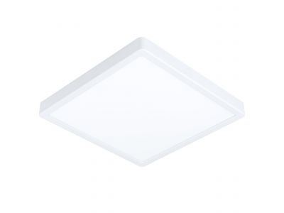 Plafonnier plastique blanc FUEVA 5 carré LED INT 1X20,5W