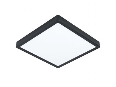 Plafonnier plastique noir FUEVA 5 28,5X29CM LED INT 4X20,5W