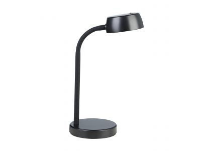 Lampe de bureau plastique noir CABALES LED INT 4,6W