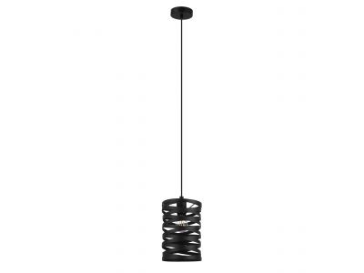 Suspension métal noir CREMELLA E27 1X40W