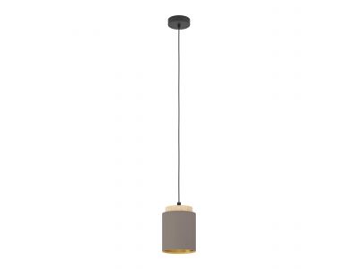 Suspension tissu cafe ALBARIZA E27 1X40W