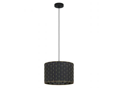 Suspension métal noir MARASALES D38CM E27 1X40W