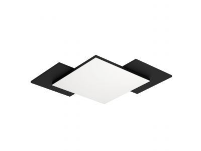 Plafonnier métal noir TAMURIA LED INT 3X21W