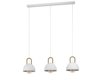 Suspension métal blanc CALMANERA E27 3X40W