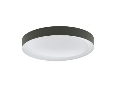 Plafonnier métal noir LAURITO LED INT 1X24W