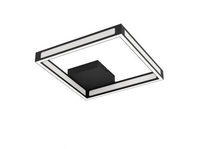 Plafonnier métal NOIR ALTAFLOR L31,5CM LED INT 4X2,8W