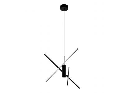 Suspension métal noir SALITRE LED INT 1X29W