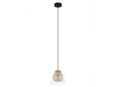 Suspension métal noir JAZMINIA E27 1X40W