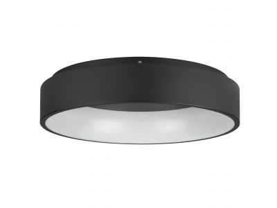 Plafonnier plastique noir MARGHERA 2 LED INT 4X8,8W