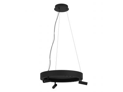 Suspension métal noir BRUSCOLI LED INT 3X8W