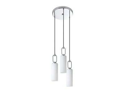 Suspension verre blanc MAJANA E27 3X40W