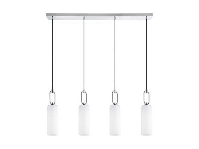 Suspension verre blanc MAJANA E27 4X40W