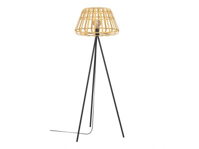 Lampadaire bambou naturel MONTEZUELO E27 1X40W