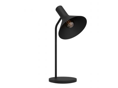 Lampe de table métal noir MORESCANA E27 1X28W