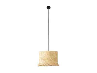 Suspension fibre naturelle naturel PAISANO E27 1X40W