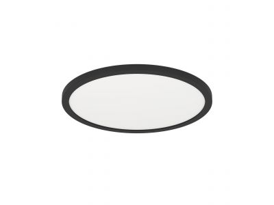 Plafonnier plastique noir ROVITO-Z LED INT 4X14,6W