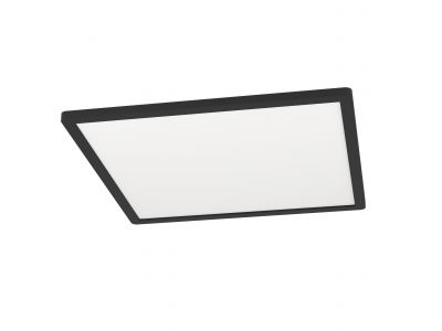 Plafonnier plastique noir ROVITO-Z LED INT 2X16,5W