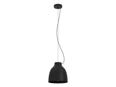 Suspension métal noir CAMASCA E27 1X40W