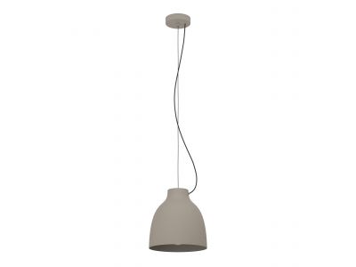 Suspension métal taupe CAMASCA E27 1X40W