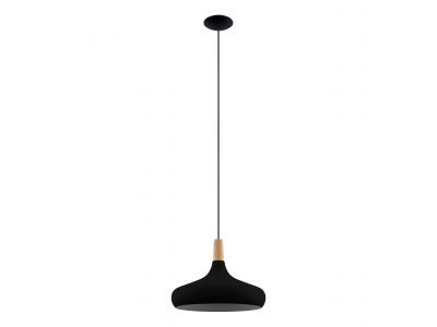 Suspension métal noir SABINAR D40CM E27 1X40W