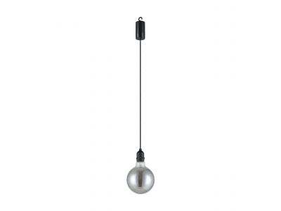 Suspension extérieure plastique noir VIGNANELLO LED INT 1X0,06W