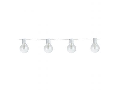 Guirlande lumineuse extérieure plastique blanc PARTAJ LED INT 16X0,064W