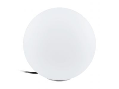 Objet lumineux extérieur plastique blanc MONTEROLO-Z D30CM E27 1X9W