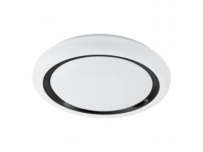 Plafonnier plastique blanc CAPASSO LED INT 4X19,5W